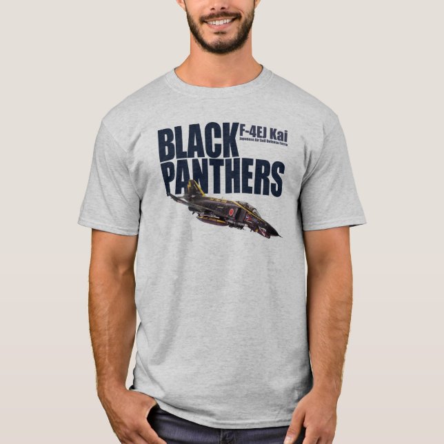 Aviation Art T-shirt “F-4EJ Kai JASDF BLACK PANTH" (Devant)