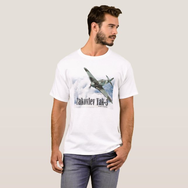 Aviation Art T-shirt “Yakovlev Yak-3" (Devant entier)