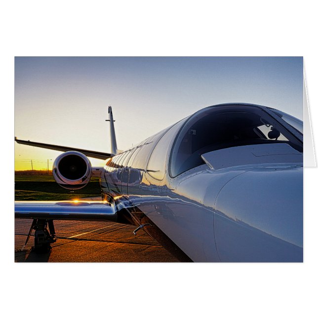 Avion à réaction privé (Devant horizontal)