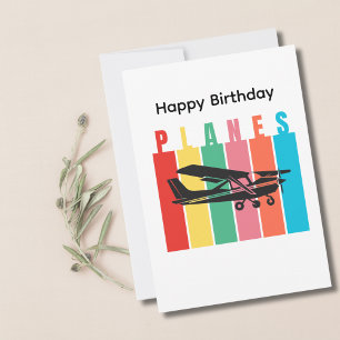 Avion de Cessna Avion de Retro Planes Anniversaire