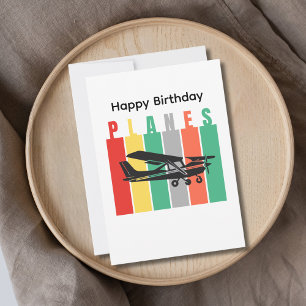 Avion de Cessna Avion de Retro Planes Anniversaire