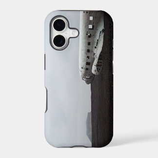 Avion écrasé dans le coque iphone de