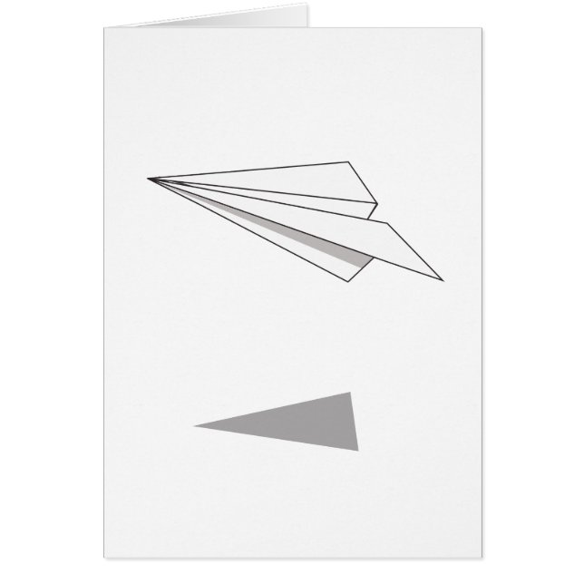 Avion en papier (Devant)
