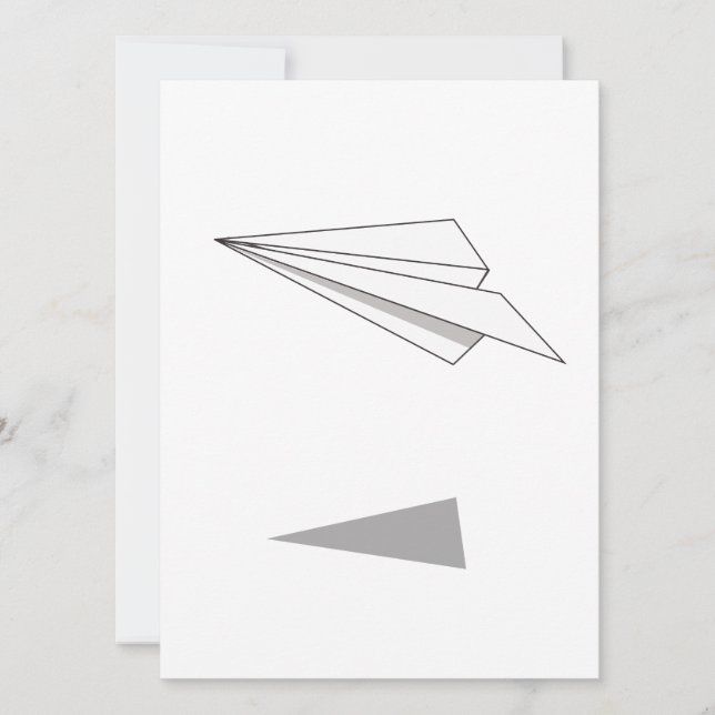 Avion en papier (Devant)