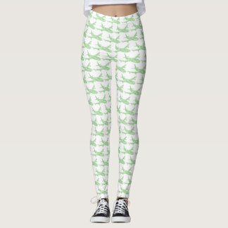 Avion Green Snowflake - Leggings