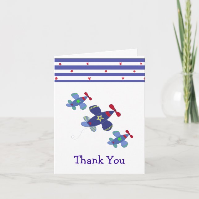 Avion qui s'envole Merci (Devant)