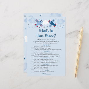 Avion Stars Nuages Ce qui est dans votre jeu de té