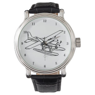 Avion très Cool à bord d'une montre à bracelet