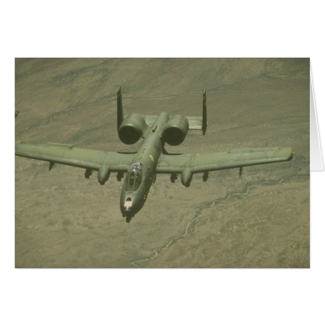 Avions antichar d'A-10 Warthog, tir aérien (Devant horizontal)