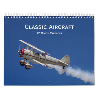 Avions Classiques - Calendrier 12 Mois