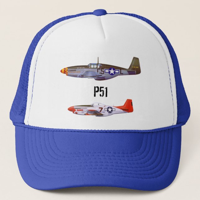 Avions de combat du casquette p51 de camionneur (Devant)