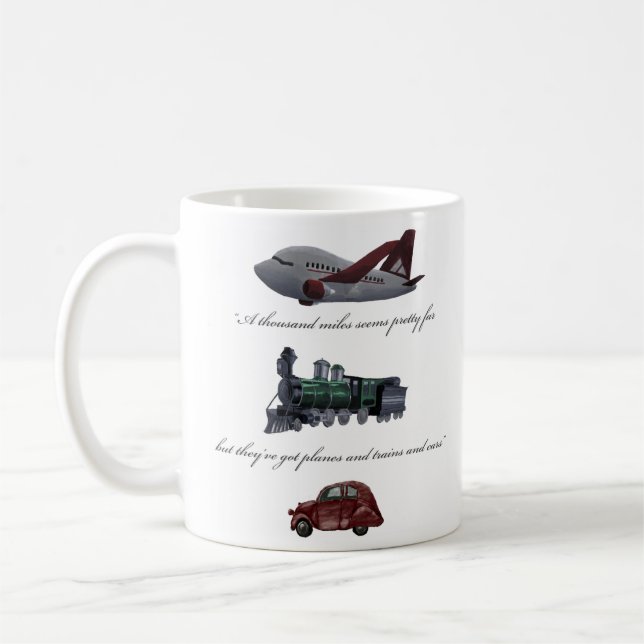 avions et trains et tasse de voitures (Gauche)