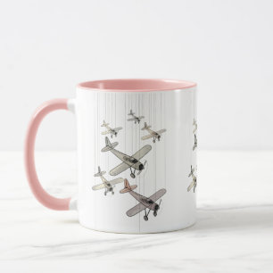 Avions volants mignon Mug