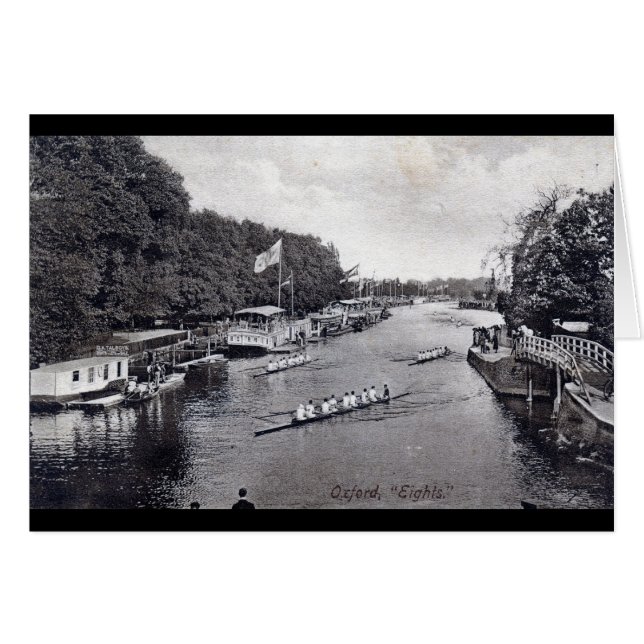 Aviron d'équipage d'Eights, cru d'Oxford (Devant horizontal)