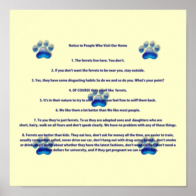 Avis Aux Personnes Qui Visitent Notre Affiche Ferr (Devant)