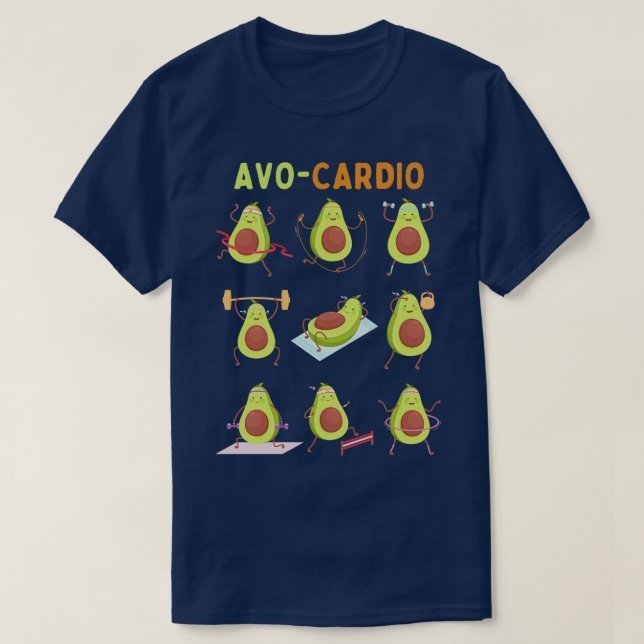 Avocado AvoCardio Classic TShirt (Design devant)