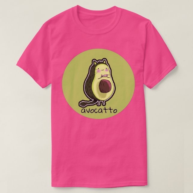 Avocado cat Classic TShirt (Design devant)