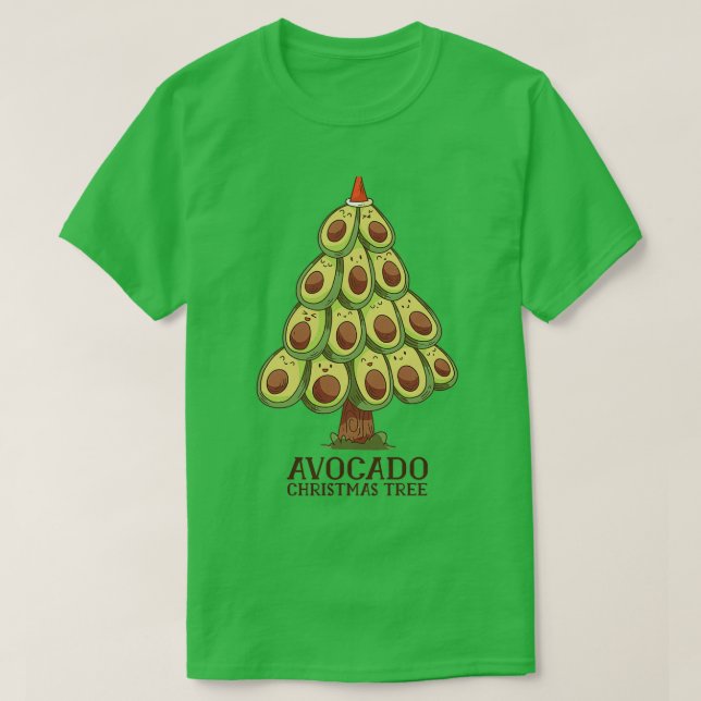 AVOCADO CHRISTMAS TREE Classic TShirt (Design devant)