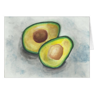 Avocado en aquarelle