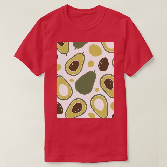 Avocado Flower Fruits Classic TShirt (Design devant)