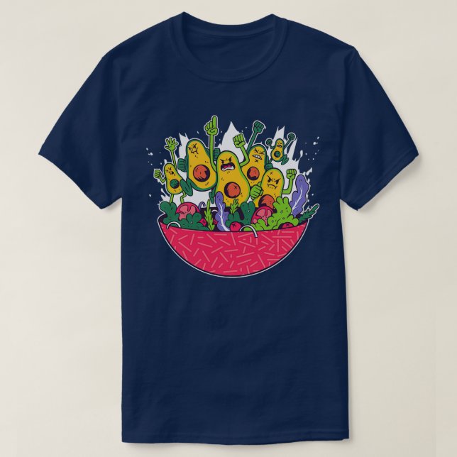 Avocado Foodies Classic TShirt (Design devant)