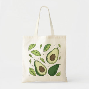 Avocado frais avec Feuilles verts - Sac fourre-tou