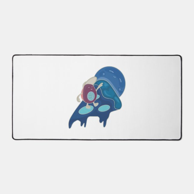 Avocado surf sur une tranche de pizza Night Versio (Recto)