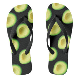 Avocados Green Black 4Stacy paire de tongs