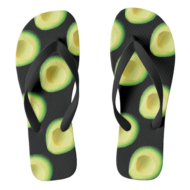 Avocados Green Black 4Stacy paire de tongs (Semelle)