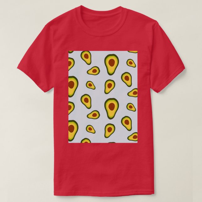 Avocados sans couture motif Classic TShirt (Design devant)