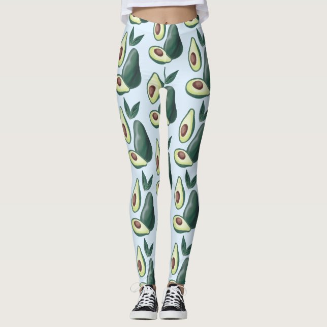avocat aquarelle leggings (Devant)