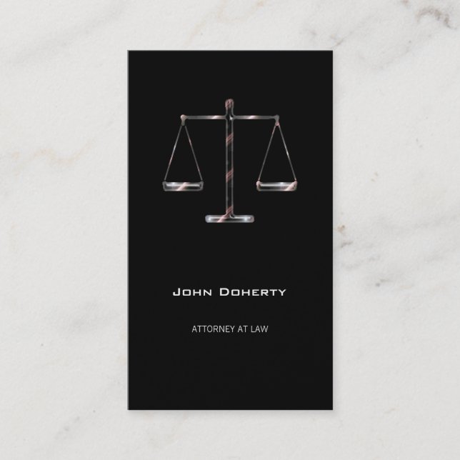 AVOCAT - carte de visite (Devant)