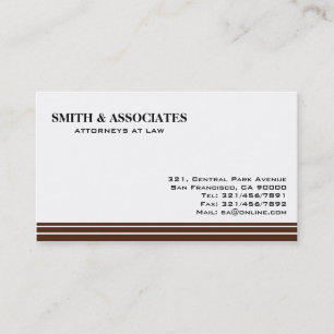 Avocat - cartes de visite