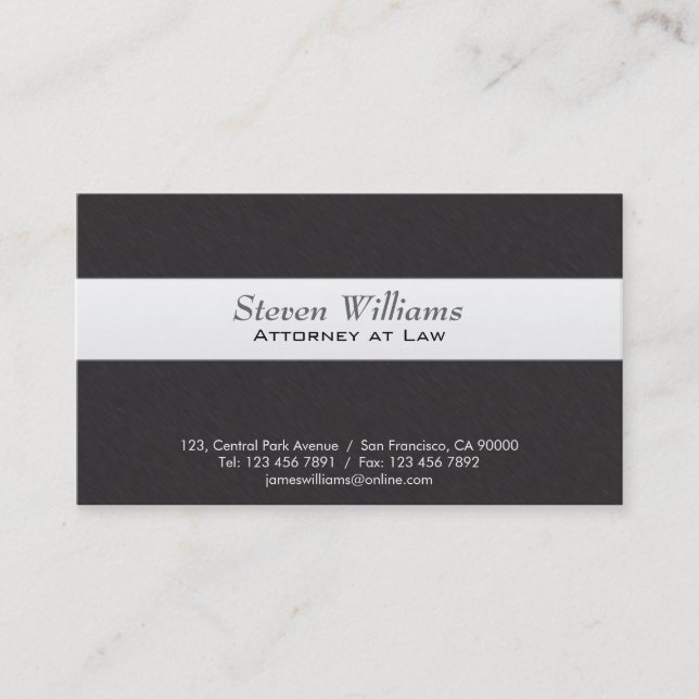 Avocat - cartes de visite (Devant)