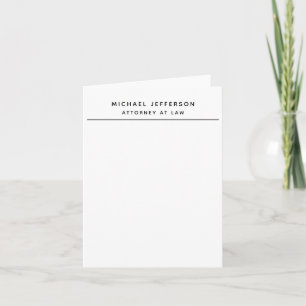 Avocat de droit minimaliste classique Pro