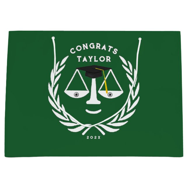 Avocat École de droit Grand sac cadeau (Devant)