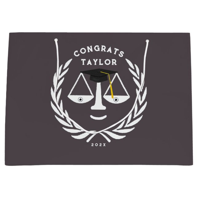 Avocat École de droit Grand sac cadeau (Devant)