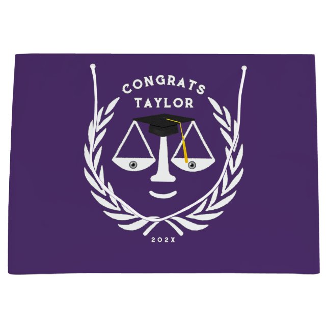 Avocat École de droit Grand sac cadeau (Devant)