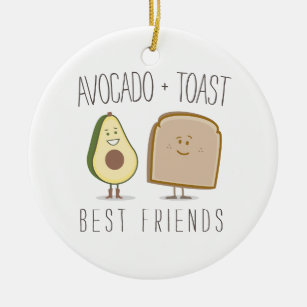 Avocat + Ornement drôle de meilleurs amis de pain