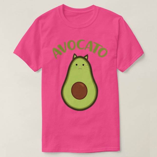 Avocato Cute Cat Avocado Classic TShirt (Design devant)
