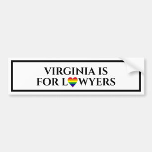 Avocats Bumper Sticker (Blanc)
