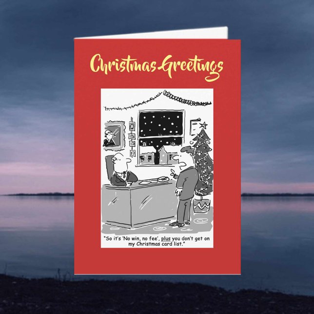 Avocats sans frais en cas de perte - Carte de Noël (Créateur téléchargé)