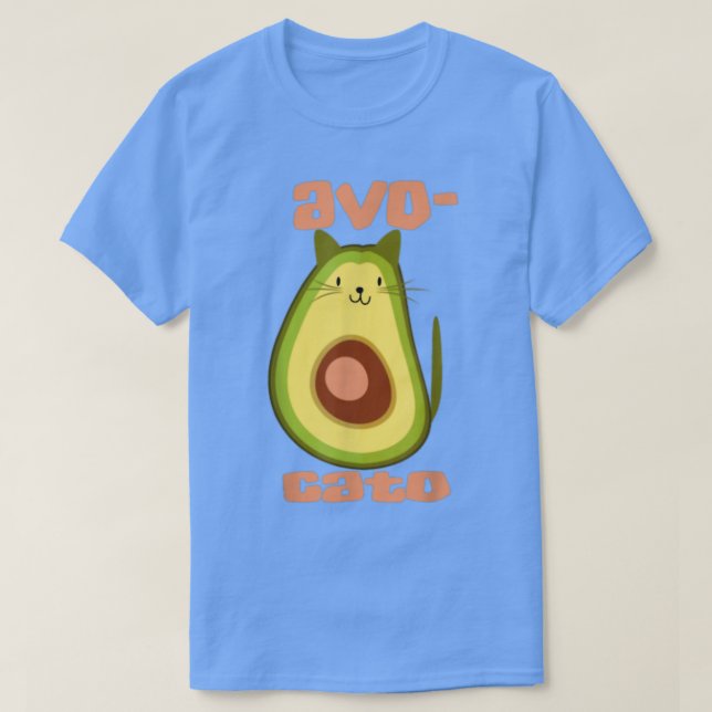 Avogato Avocato catlovers tshirt  (Design devant)