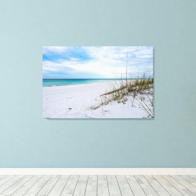 Avoine de Mer et Toile de Fond de Plage de Sable B (Insitu (Plancher de Bois))