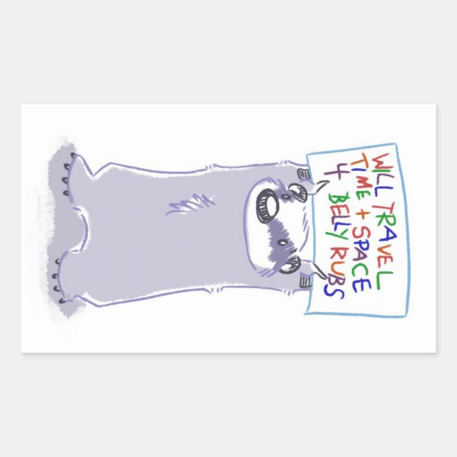 Avoir Badger - Will Travel - Sticker (Devant)