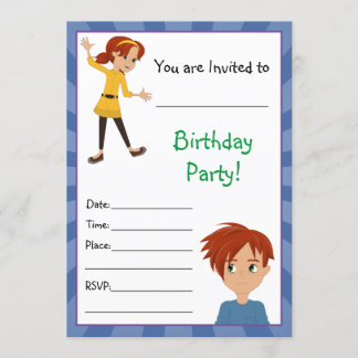 Avoir grandi avec Abbey et Sam Invitations