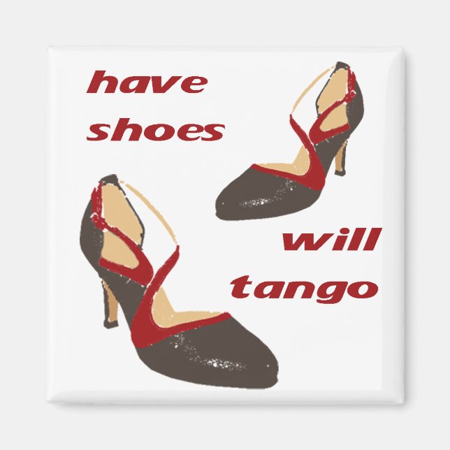 avoir un aimant carré de chaussures (Devant)