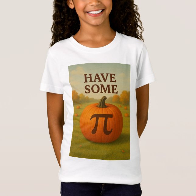 Avoir un T-Shirt avec de la tarte au potiron (Devant)