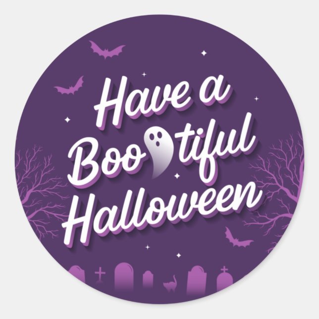 Avoir une belle Halloween / Stickers (Devant)