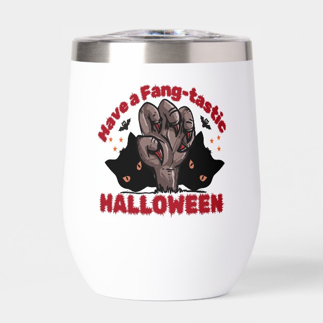 Avoir Une Conception Halloween Fang Tastic Monster (Avant)